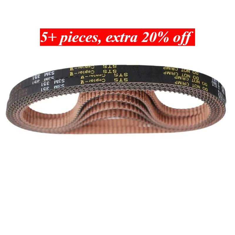 Japan STS Ceptor-VI S3M Timing Pulley Belt S3M192 S3M195 S3M198 S3M201 S3M204 S3M207 S3M210 S3M213 S3M219  S3M222 S3M225 S3M228