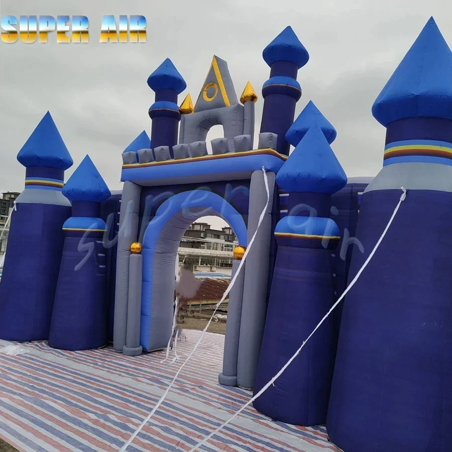 New Year promation Inflatable castle arch used for children amusement part