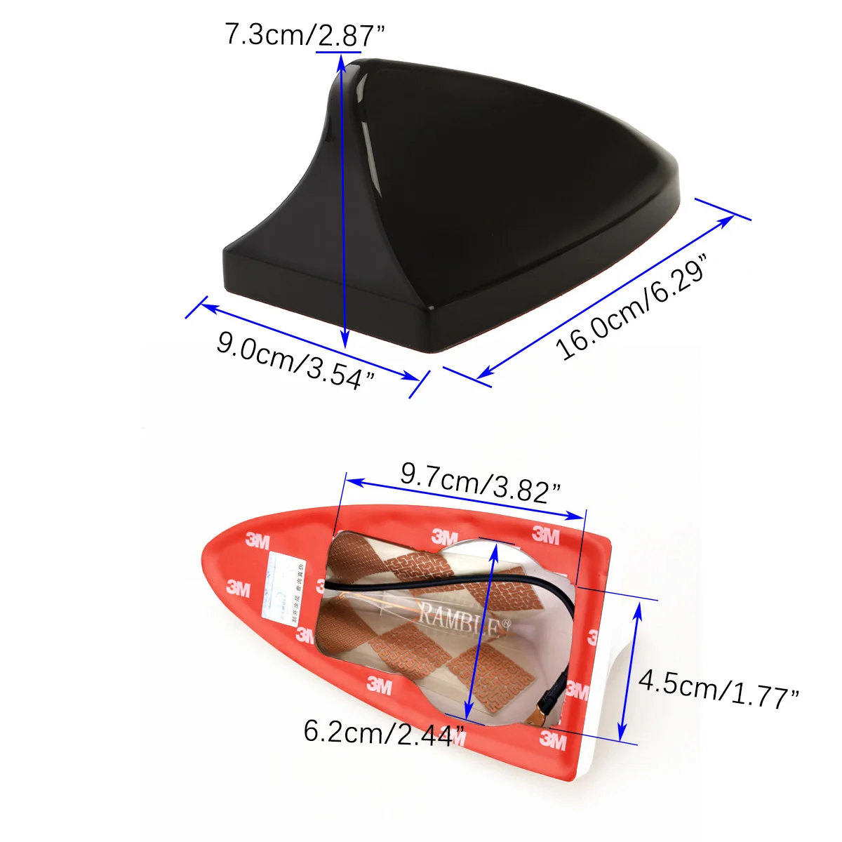Shark Fin Antenna Cover For Renault Koleo 2008-2019 2015 2016 2017 2018 Radio Aerials Signal Mounts Auto Roof
