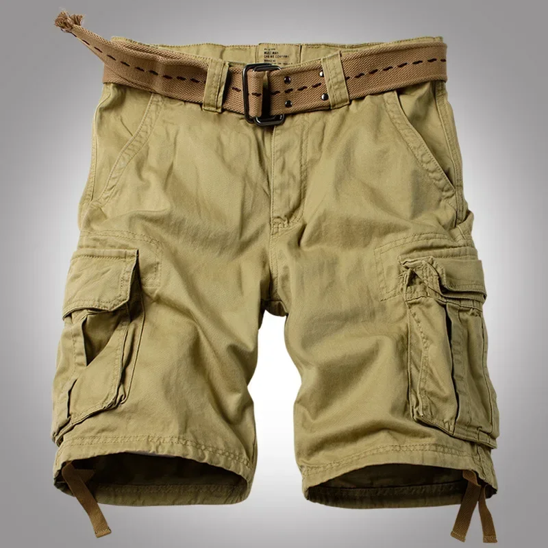 Shorts masculinos de camuflagem da moda europeia e americana, moda casual, versátil e elegante, primavera e verão para homens jovens