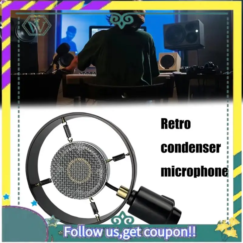 

NEW Condenser Microphone Photography Props Condenser Microphone For Recording Video Work