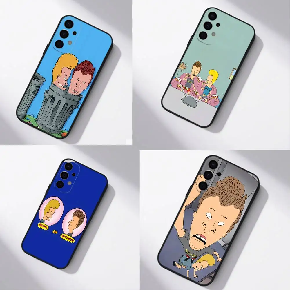 

B-Beavis and Butthead For Samsung Phone Case S26,S25,S24,S21,S22,S23,S30,Ultra,S20,Plus,Fe,Lite,5G Black Cover