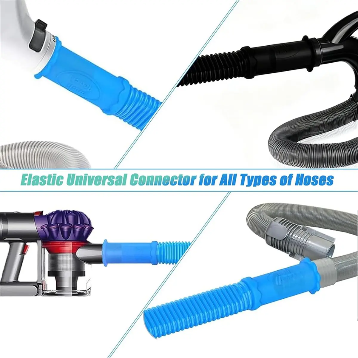 Kit de Limpieza de Conductos de Secadora 828 Mega Sale, Accesorio Universal para Aspiradora de Pelusas, Manguera de Limpieza de Conductos de Secadora, Compatible con la Mayoría de las Aspiradoras