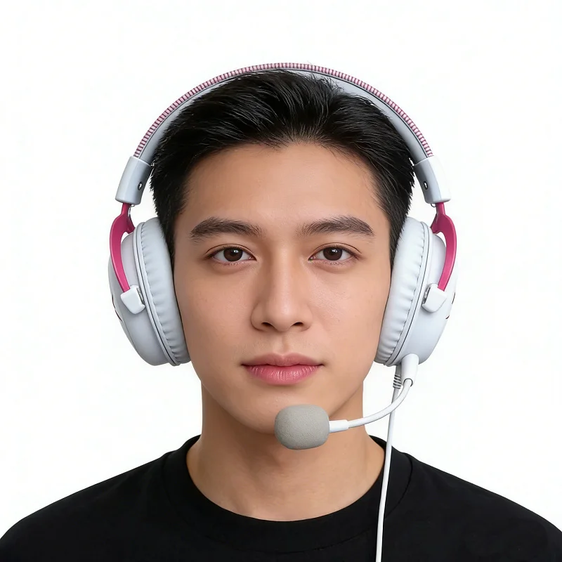 HyperX Cloud II Gaming Headset Hi-Fi 7.1 Surround Sound/Detachable Mic/USB Sound Card for PC PS Cloud 2 Wired Gaming Headphone