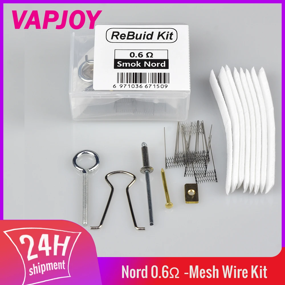 Rebuild Kit for Nord 0.6ohm Mesh Wire Replacement Coil Repair Hand Tool Accessary