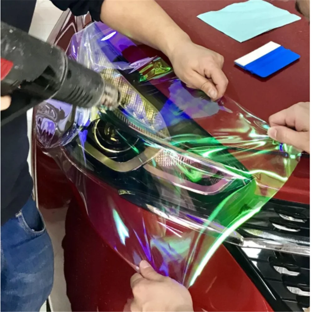 Car styling fog lamp tail color film light for LADA Vesta Granta 1300 Niva Samara Signet Priora Kalina X-Ray Safarl largus vaz view 4