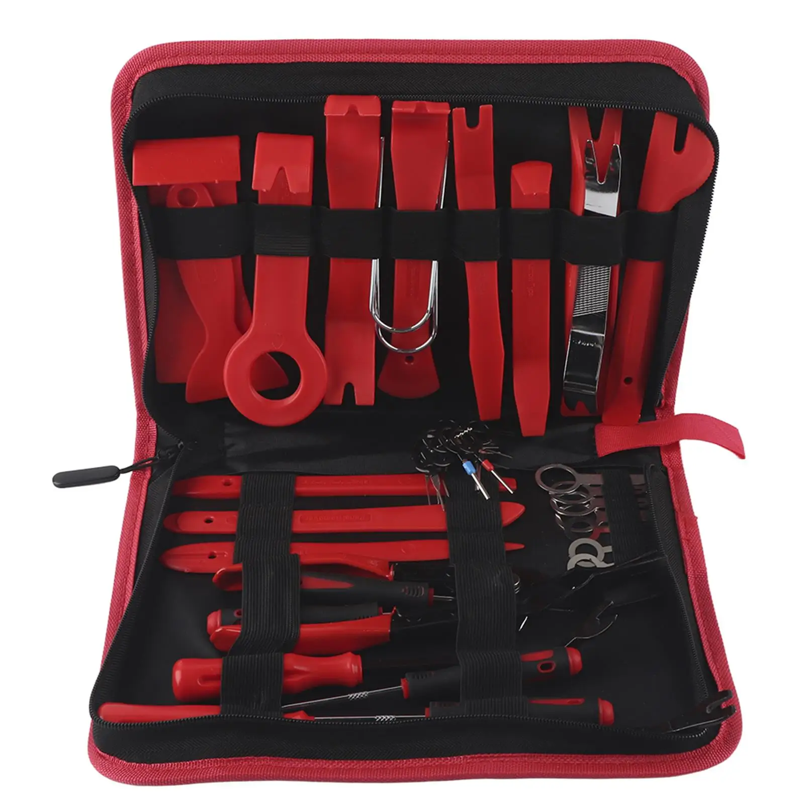 

Car Panel Remover Portable Ergonomic Audio Radio Removal Tool Anti Breakage Lightweight with Storage Bag for door Dash Decor