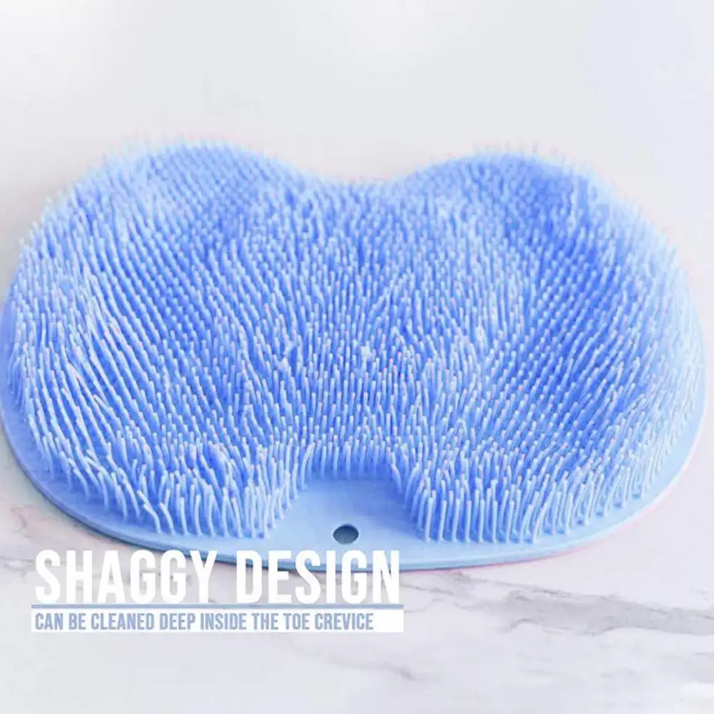 Wäscher Dusche Massage Pad Silikon Dusche Wand Montiert Rücken Massage Wiederverwendbare Reinigung Pinsel Dusche Füße Waschen Matte Waschmaschine – Detail 6