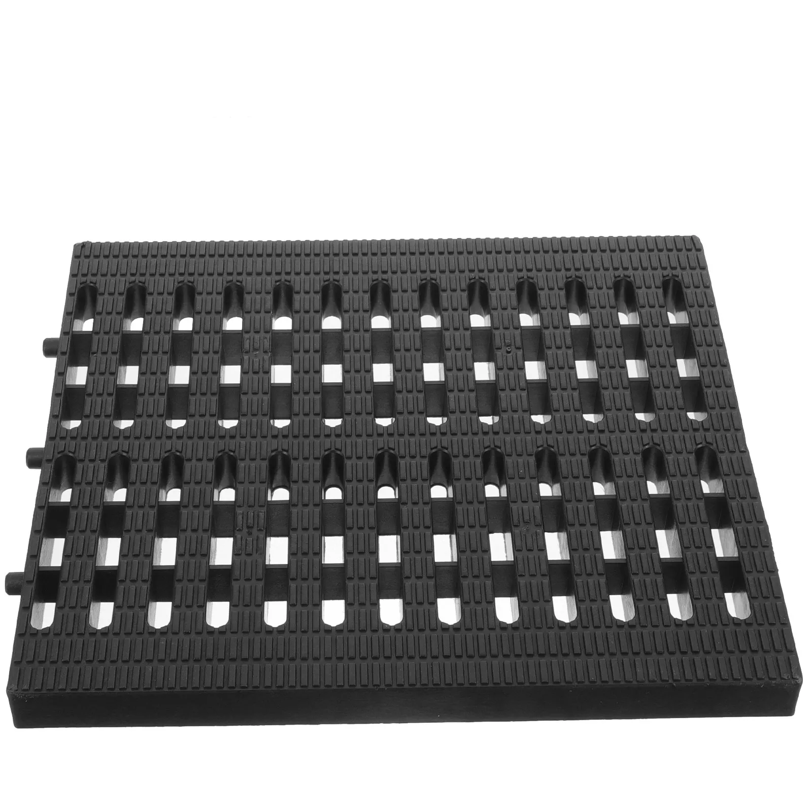 Outdoor Drain Cover Plastic Drain Grate Heavy Duty Debris Blocking Drainage Grate for Garage Basement Kitchen Garden Trench