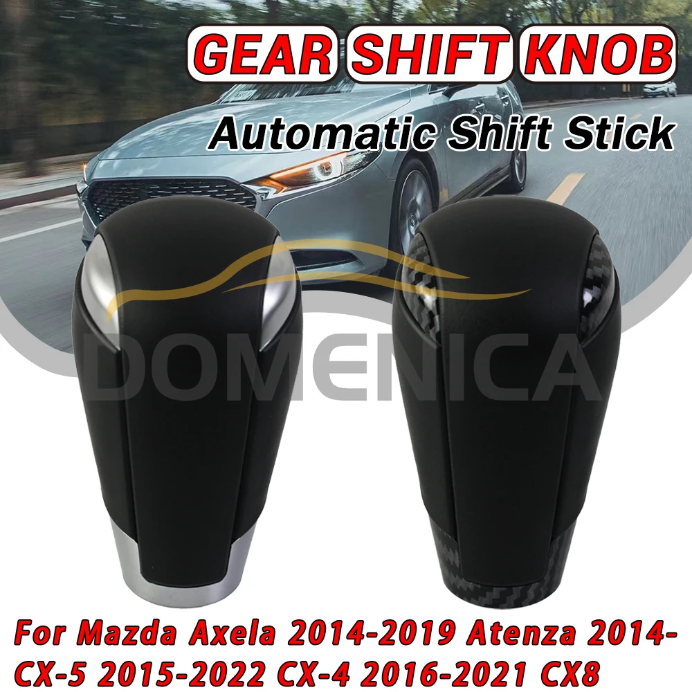 Car Accessories Automatic Handball Shifter Lever Gear Shift Knob For Mazda 3 Axela 6 Atenza CX3 CX5 CX8 CX9 CX30 Car Styling