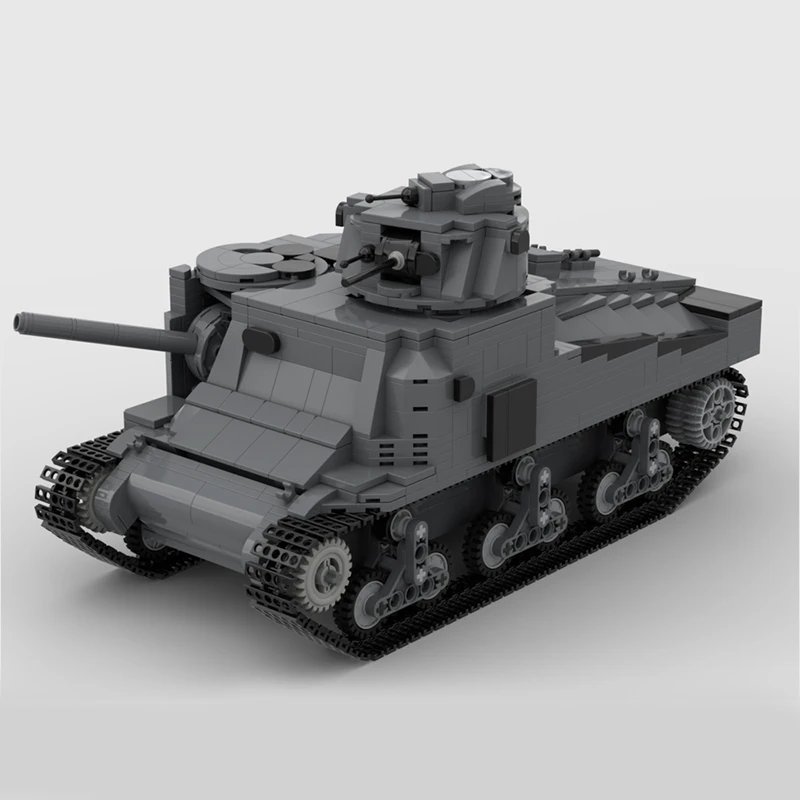 exquisite M3 Lee I U.S. medium tank bricks WWII WW2 army armoured vehicle blocks battle moc military us war klocki unique