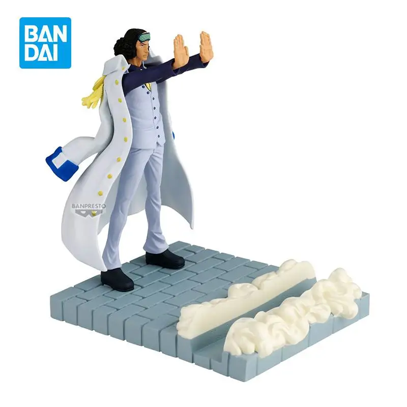 Original BANDAI Banpresto ONE PIECE FigLife Kuzan PVC Anime Figure Action Figures Model Toys