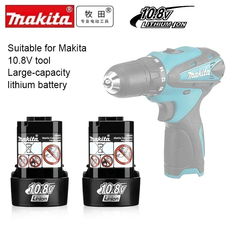 original Makita 10.8V battery，3.0Ah Rechargeable replacement battery，makita 10.8v 12v BL1013 BL1020 BL1030 TD090DWE power tool