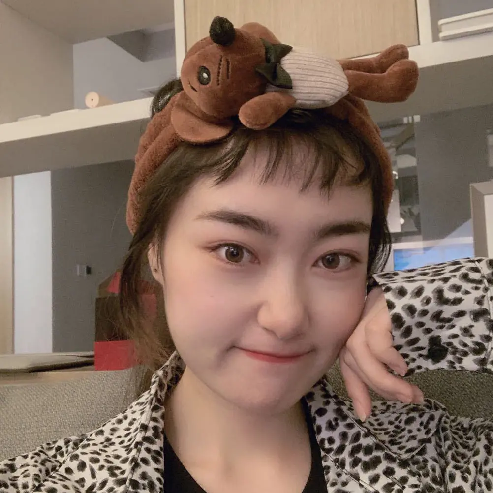 

Animal Headband Hairband Props Washing Face Makeup Headbands Ties Women Take Bath