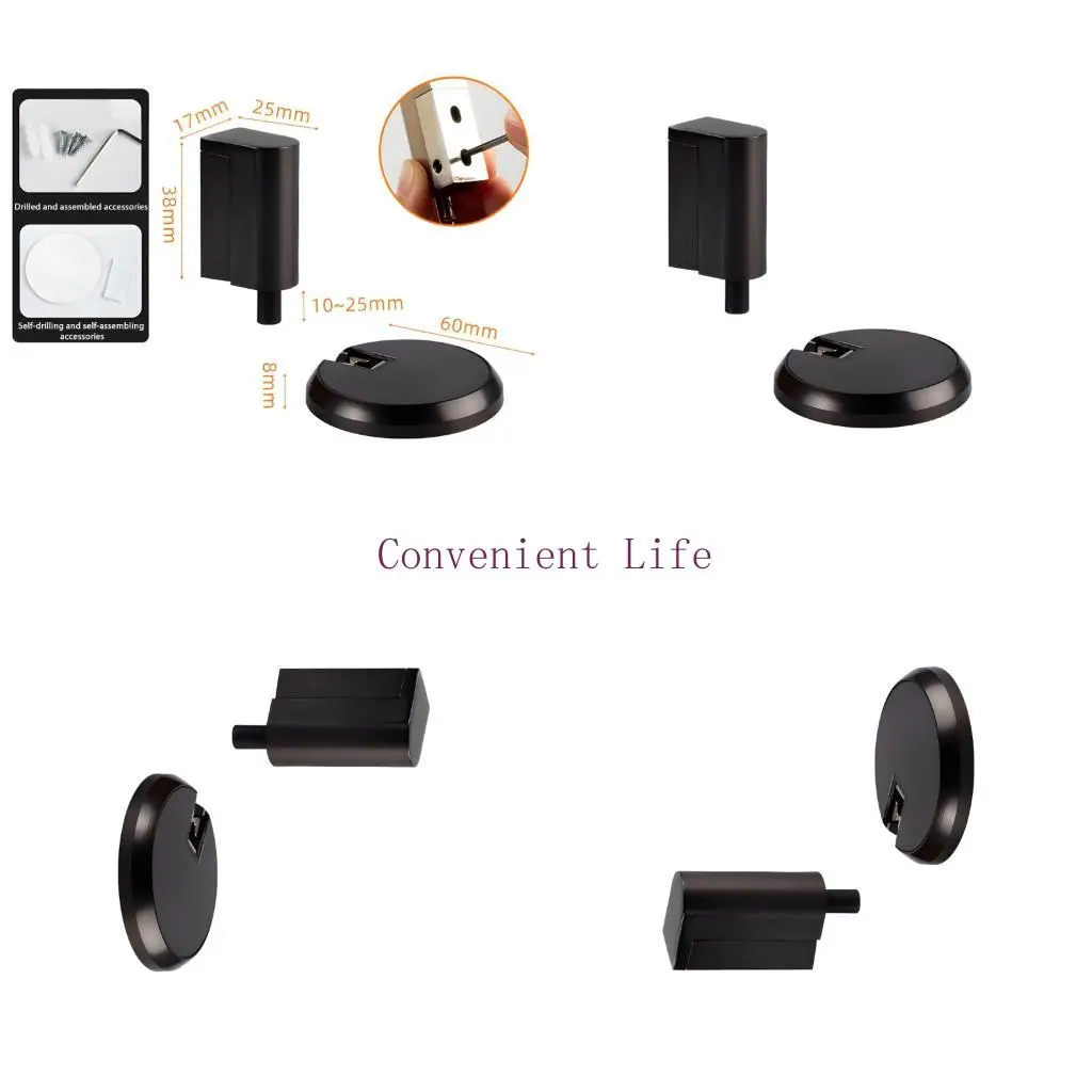 

L1EE Innovative No Hole Door Fastening System With constructed In Sound Reducing Feature