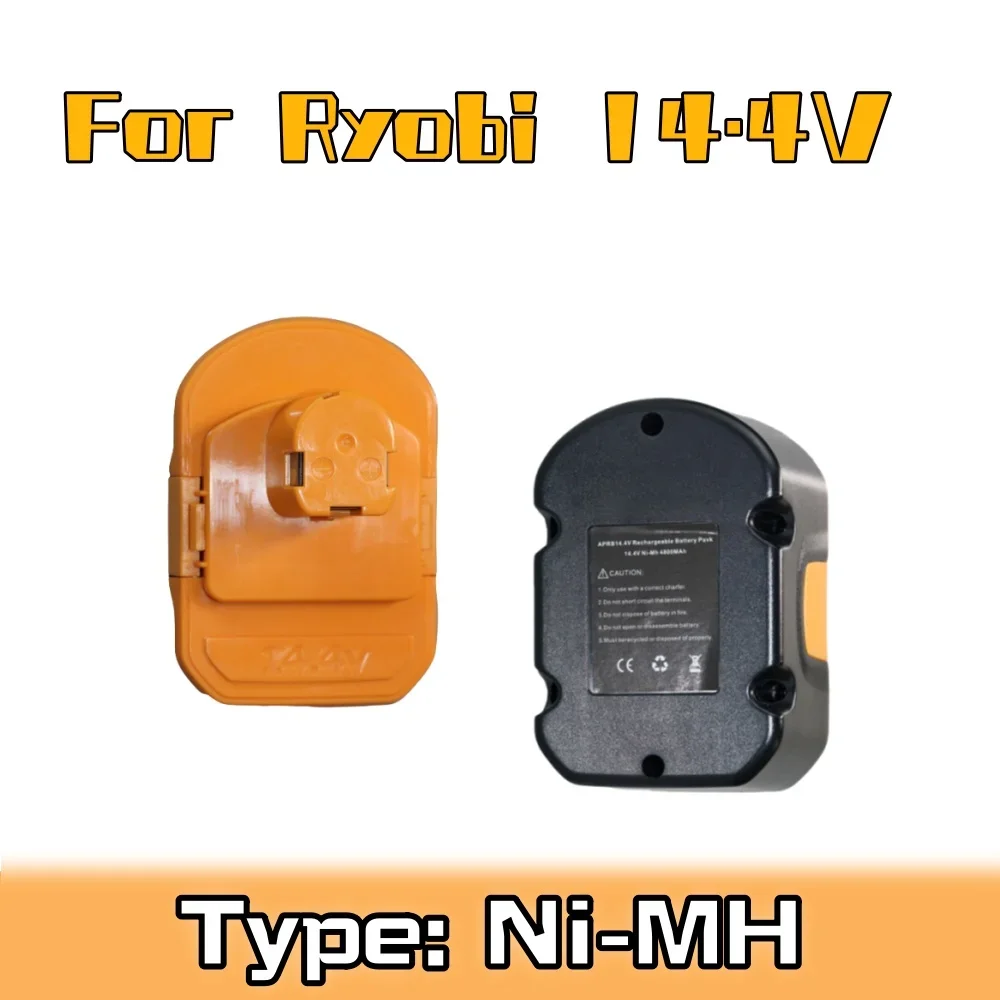 Herramientas eléctricas inalámbricas para batería Ryobi, 14,4 V, 4,8/6,8/9,8/12.8Ah, R10521, RY6201, RY6202, 130224010, 130224011, 1314702, 1400144, 1400655