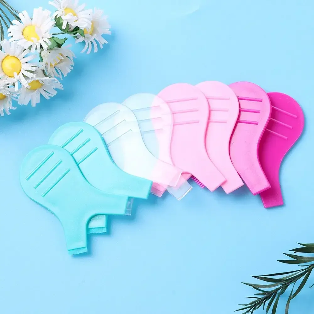 Peigne propre en plastique réutilisable en forme de Y, recourbe-cils, Extension de cils, outils de maquillage, brosses à cils, 10 pièces