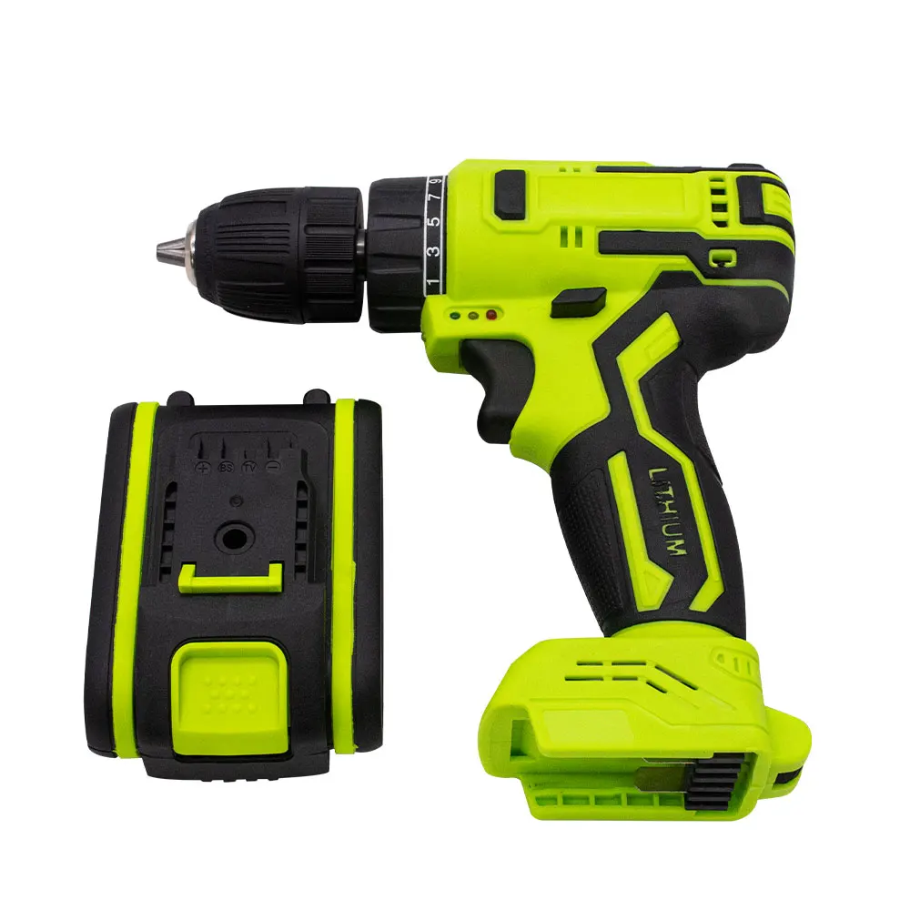 Tech Lithium Battery Electric Rechargeable Cordless Screwdriver Hand Drill Machine With Battery Power Drills for Household