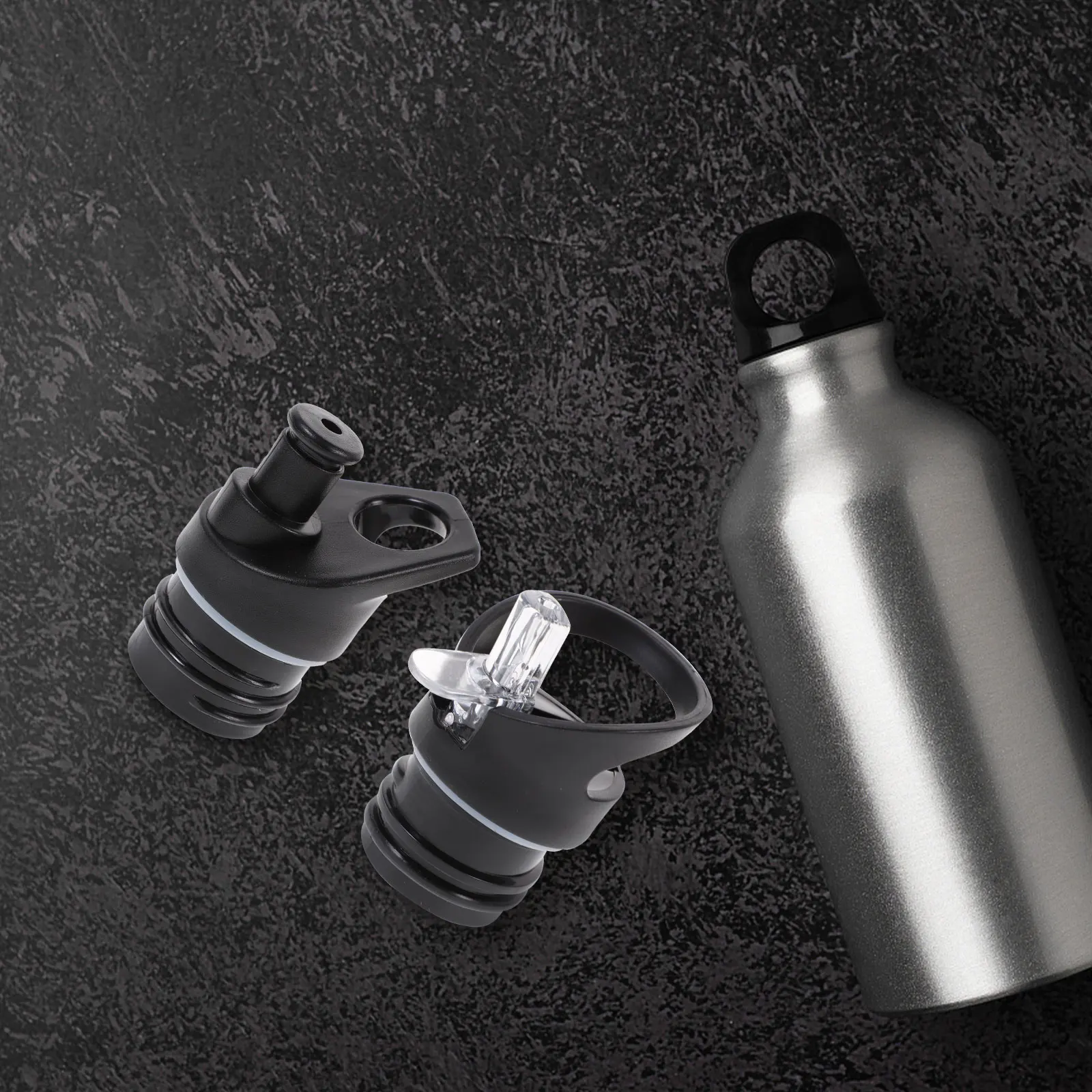

2pcs Straw Lid Hydrate Bottle Drinking Cover Replacement for Sport Water Bottles Durable Premium Plastic Portable Camping Travel
