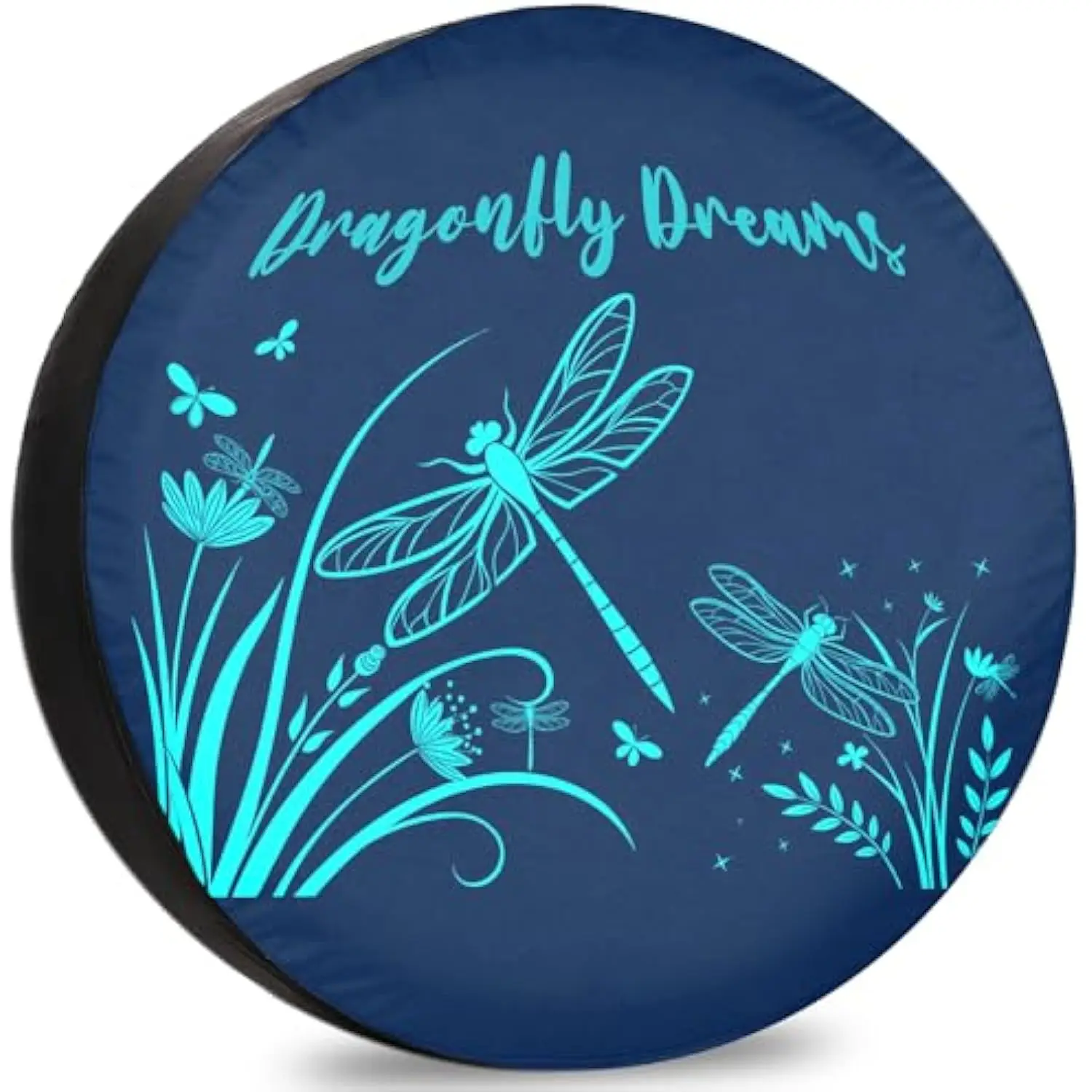 

Чехол для запасного колеса Dragonfly Dreams, водонепроницаемые виниловые аксессуары для кемперов для туристических прицепов, автофургонов