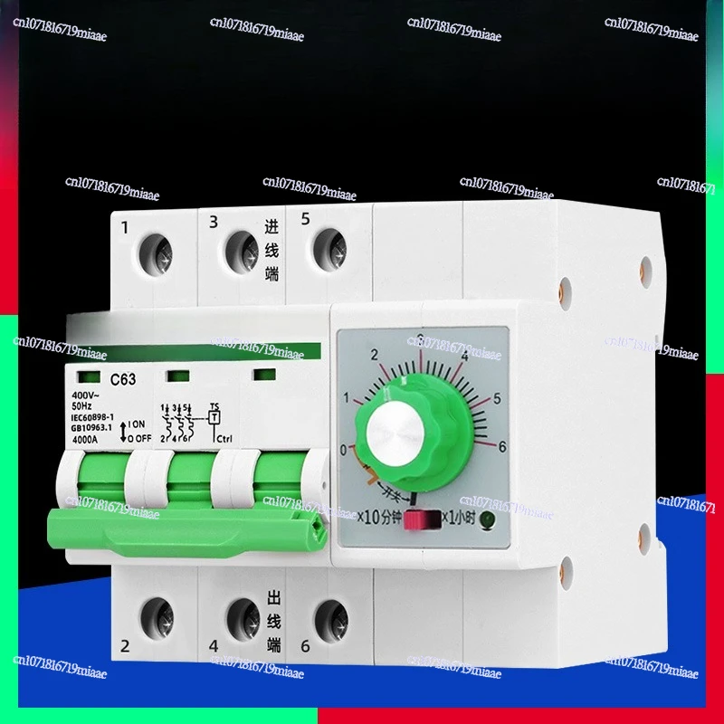 

High-power Automatic Circuit Breaker Controller ,380V Mechanical Knob Countdown Timer Switch