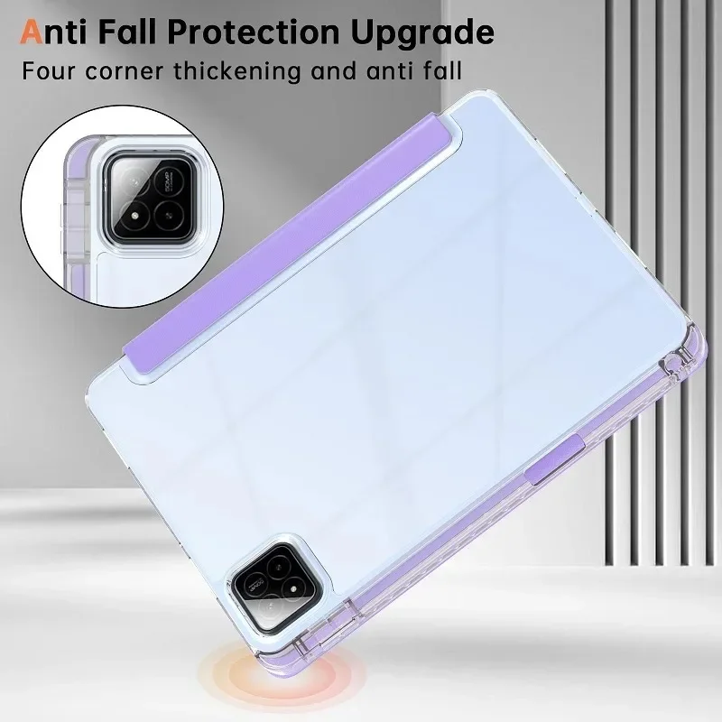 Für Lenovo Tab M11 TB330FU Smart Cover Tab Idea 11 TB336ZU Xiaoxin 11 2024 2025 GT 11.1 Pro 13 Wake UP mit Stifthalter-Hülle – Detail 6