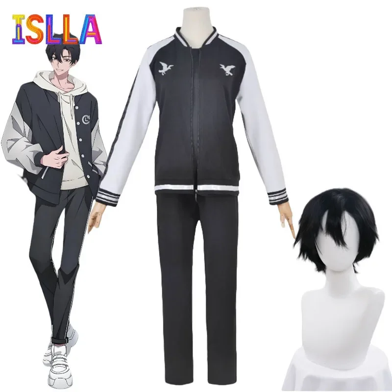 Anime Time agent Cosplay Anime DEVIL GAME LuGuang Qiao Ling Cheng XiaoShi Jacket Uniform Wig Halloween Party Cosplay Costume