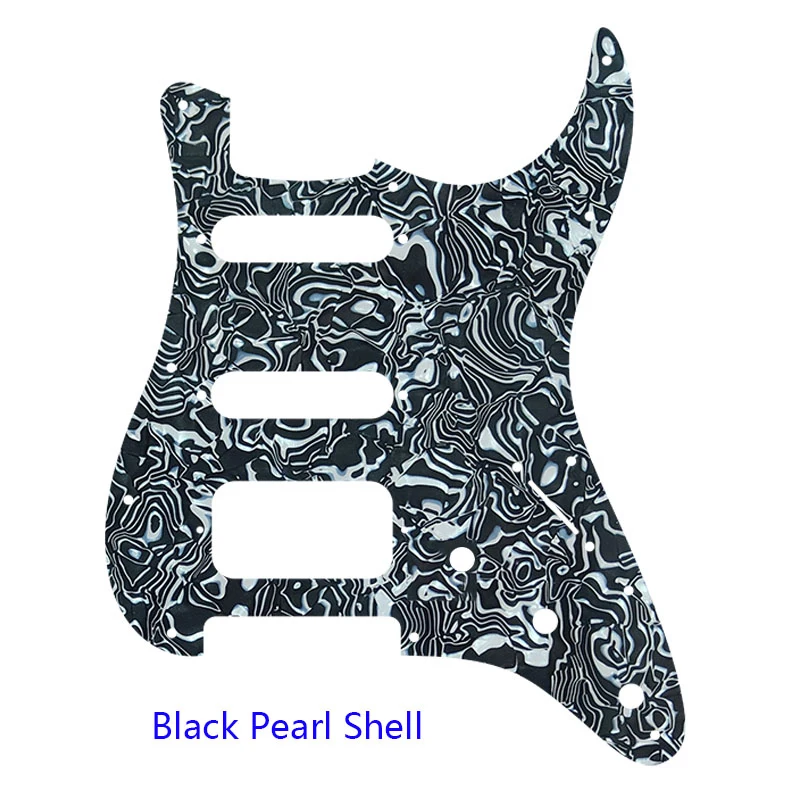 Feiman guitarra acessórios 11 parafuso buraco pickguard para fender streua/mexicano padrão st hss guitarra placa de risco