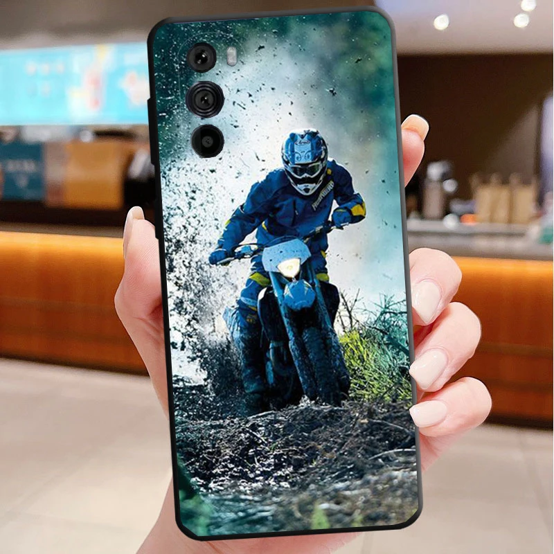 حافظة هاتف لهاتف موتورولا إيدج 50 40 برو 60 50 40 30 Ultra Neo Fusion Moto G85 G72 G53 G54 G84 G13 G32 دراجة نارية رياضية #6