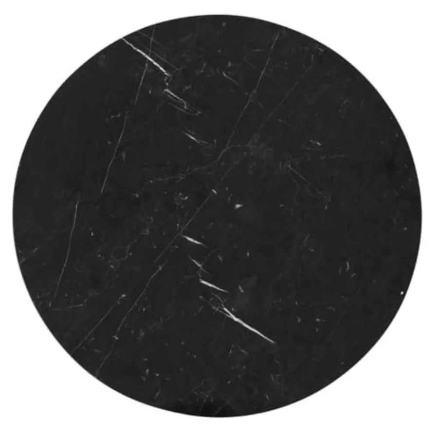 

Поднос-оттоманка из черного мрамора, большой, круглый, для сервировки стола, подставка для торта, десертов, кексов, выпечки - 18 дюймов