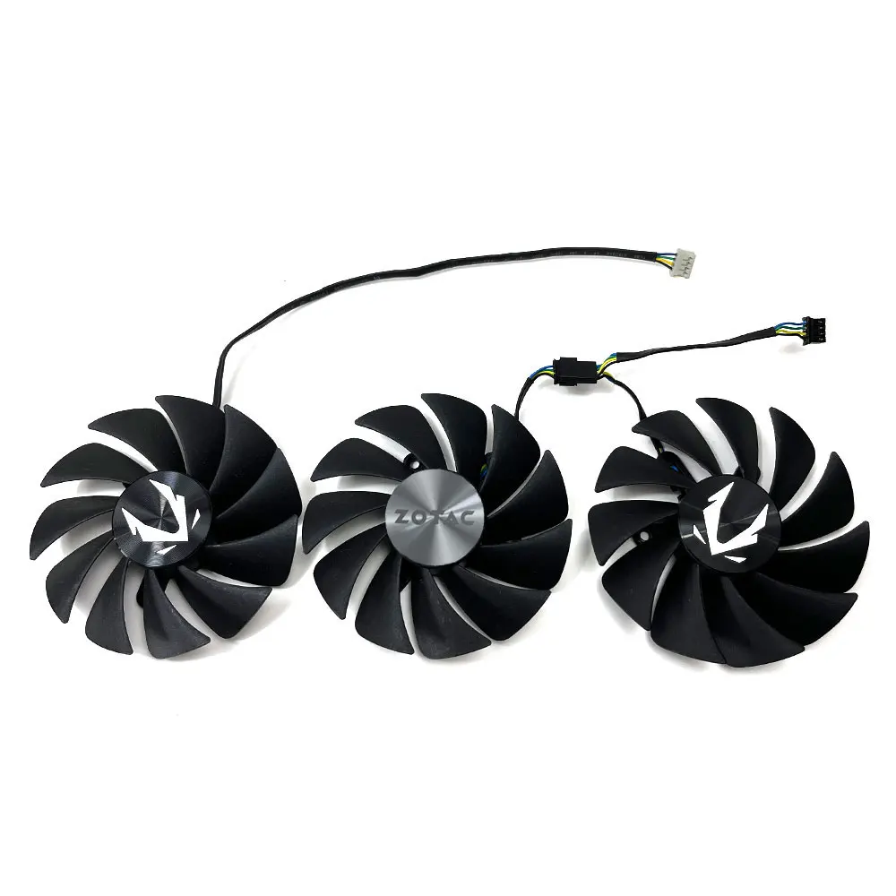 GA92S2U CF9015H12S RTX 3080 Ti AMP Holo GPU Fan，For ZOTAC GAMING RTX 3070 TI、3080、3080 TI、3090 AMP Holo Video card cooling fan