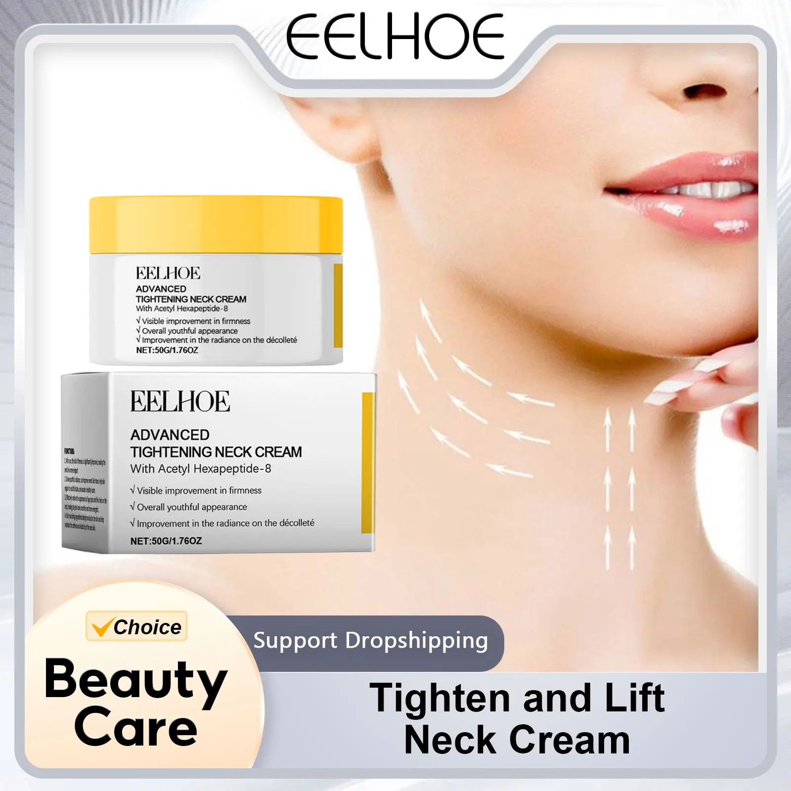 

Tighten and Lift Neck Cream Gopure Mandibular Fat Burning Eliminate Double Chin Fade Neck Lines Smooth Shaping Beauty Neck Cream