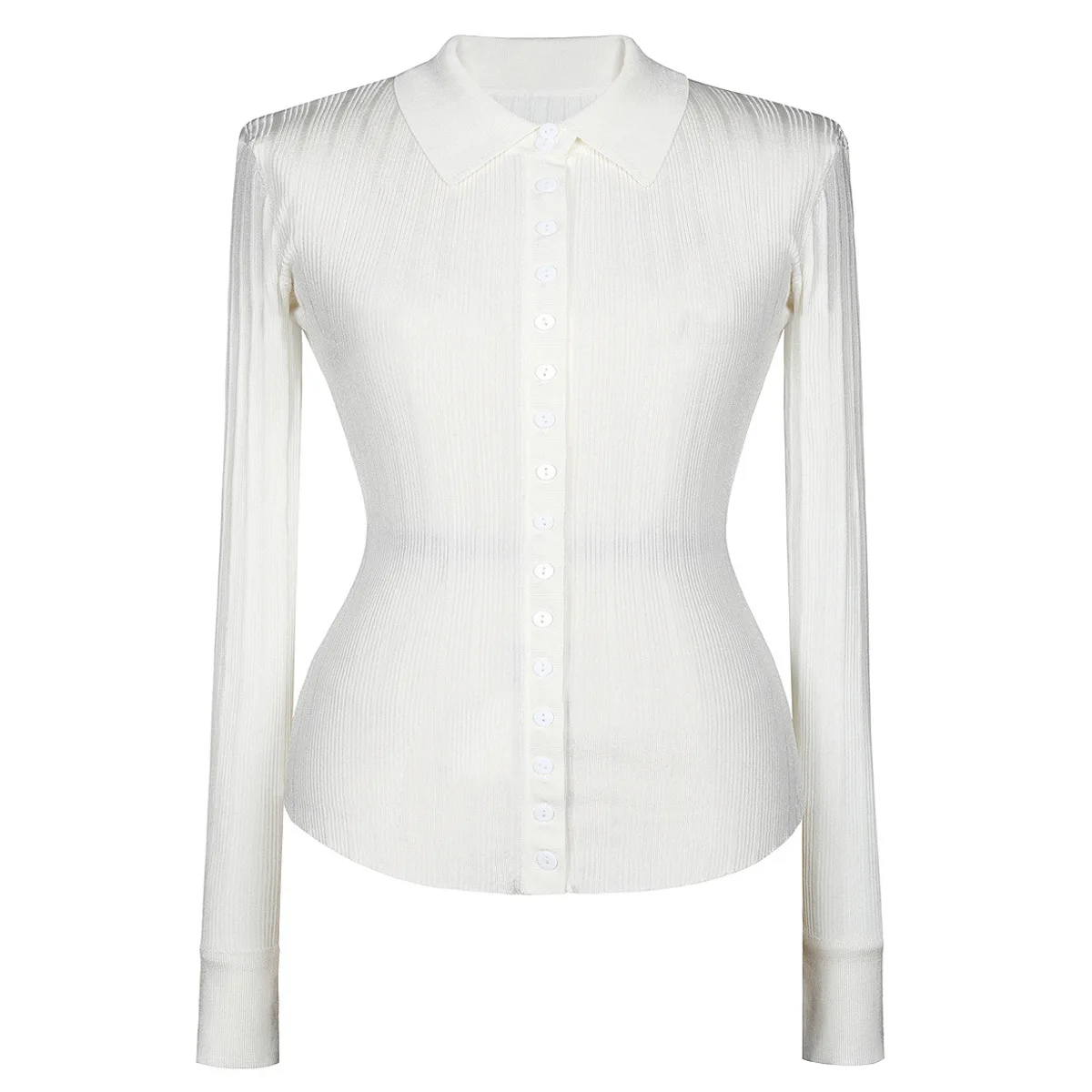 

Высококачественный вязаный кардиган из ледяного шелка, пальто с длинными рукавами и лацканами, весна-осень, новый женский модный топ в европейском и американском стиле