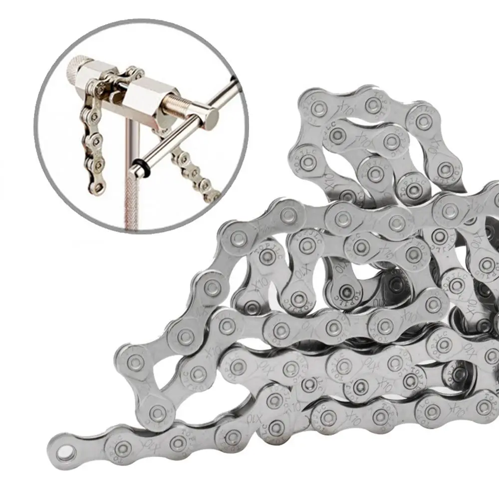 6 7 8 9 10 11 12 Speed Bike Chain 116 Links with Missing Link Bicycle Chains 1/2 x 11/128 Inch Bicycle Accessories Cycle Chains