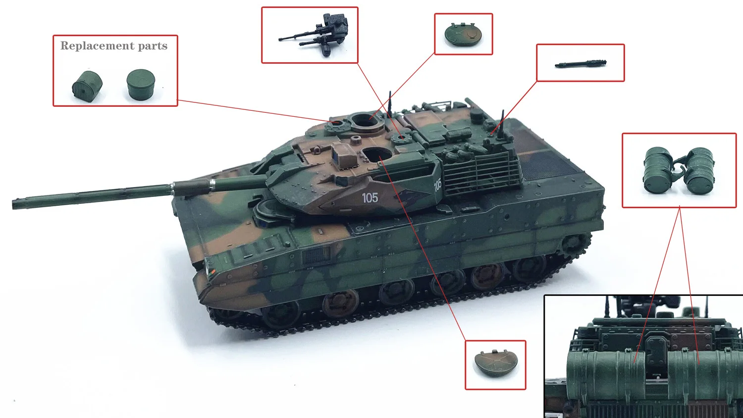 1:72 3R China ZTQ-15 Light Tank Jungle camouflage Finished military model Vehicle body number is random