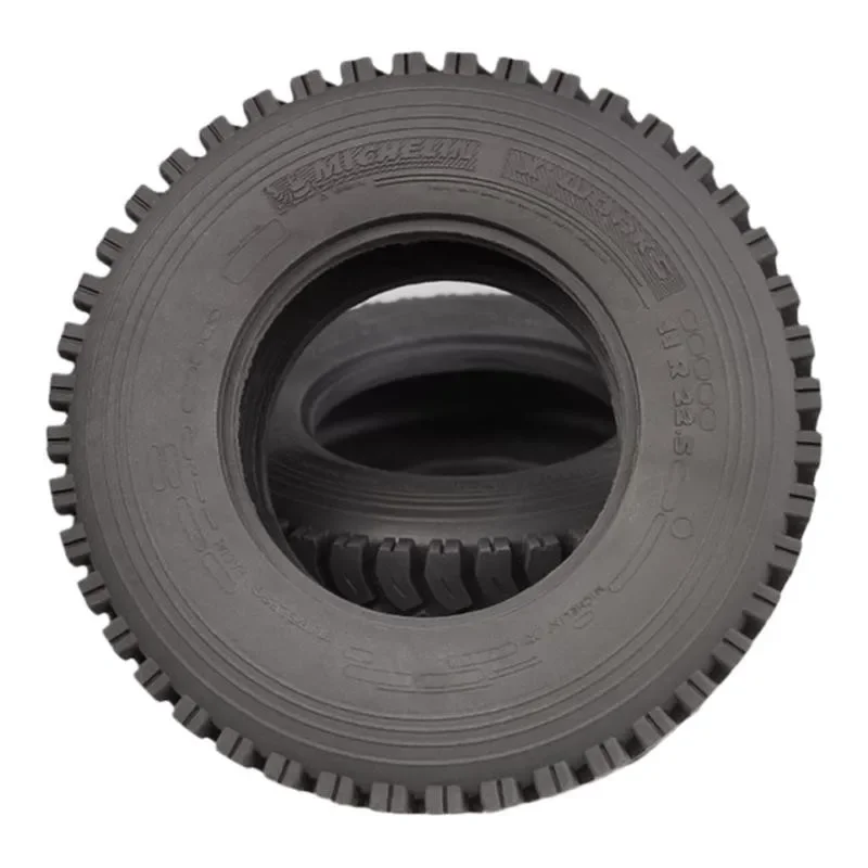 2pcs Rubber Tire 85MM for 1/14 Tamiya RC Truck For scania 770S For man For volvo Car Parts