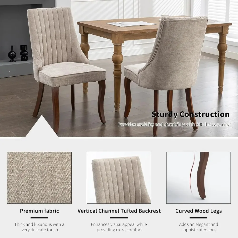 Thumbnail 4 - #18 Upholstered Dining Chairs Comparison Guide