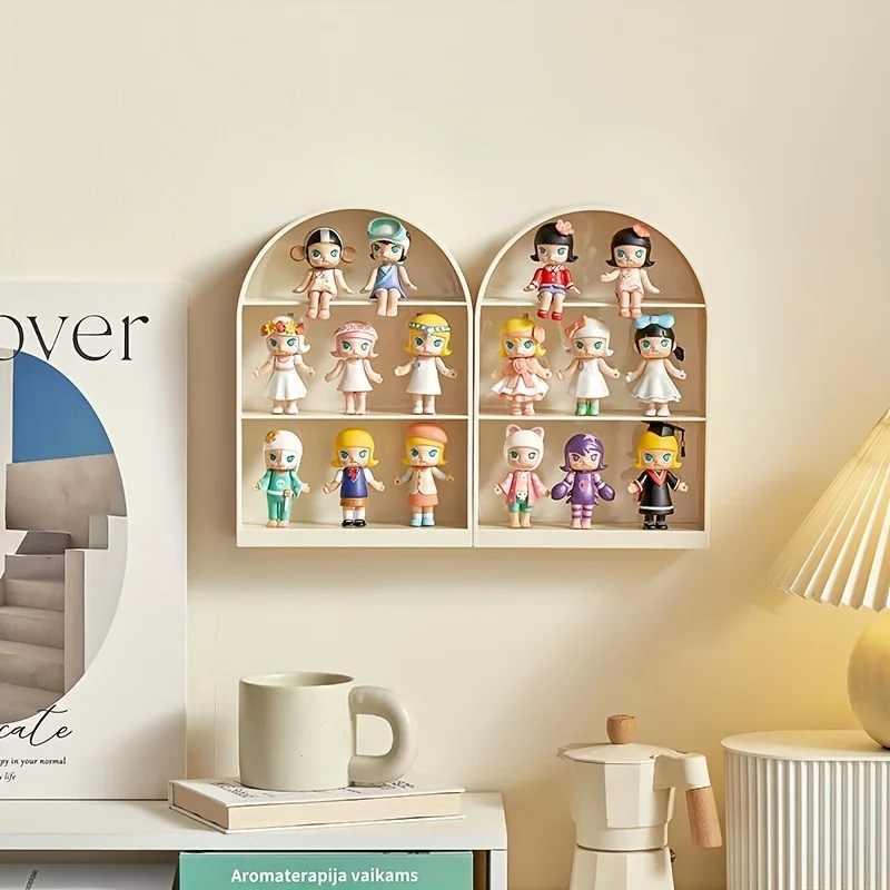 PET Arch-Shaped Wall-Mounted Storage Box in Instagram Style—a Sturdy, Durable Wall-Mounted Storage Box