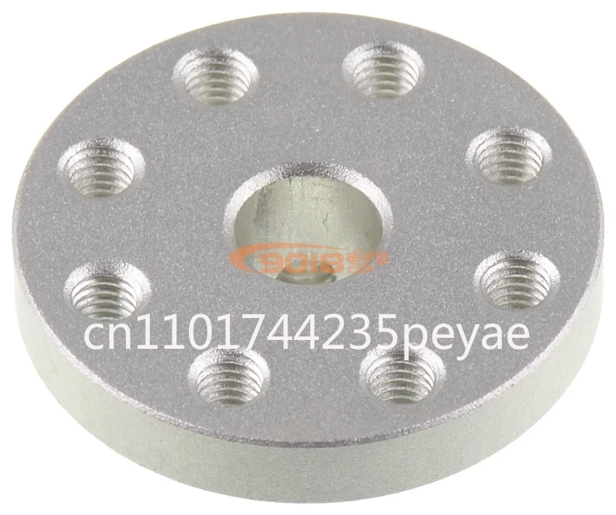 Precision aluminum alloy flange coupling, rotating shaft wheel linkage, wheel hub, hole inner diameter 8MM negative tolerance