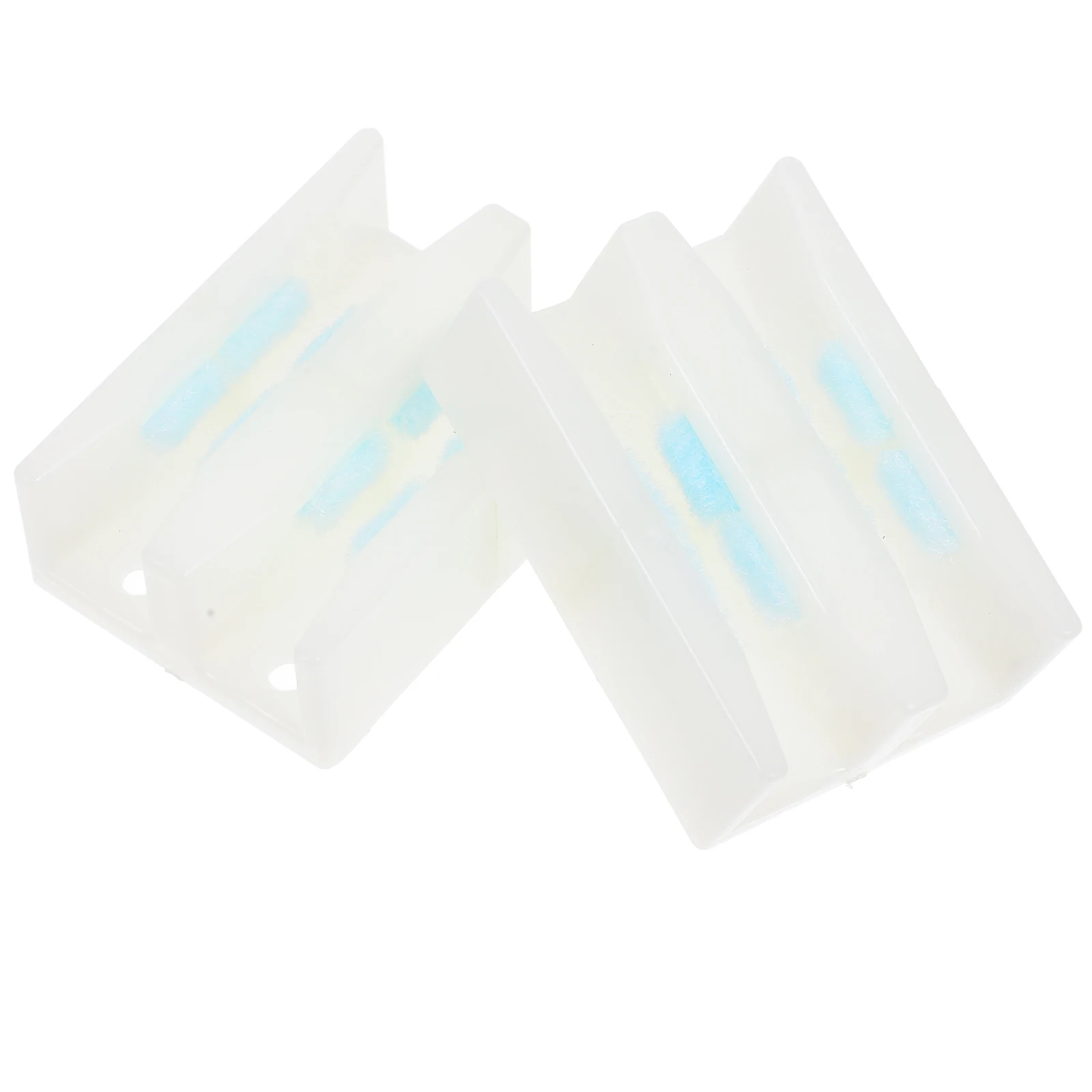 

2pcs Sliding Gate Guide Glass Door Wheels Draft Stopper Pulley Cable System Closet Bathroom Sliding Door Rail Pulley Rv