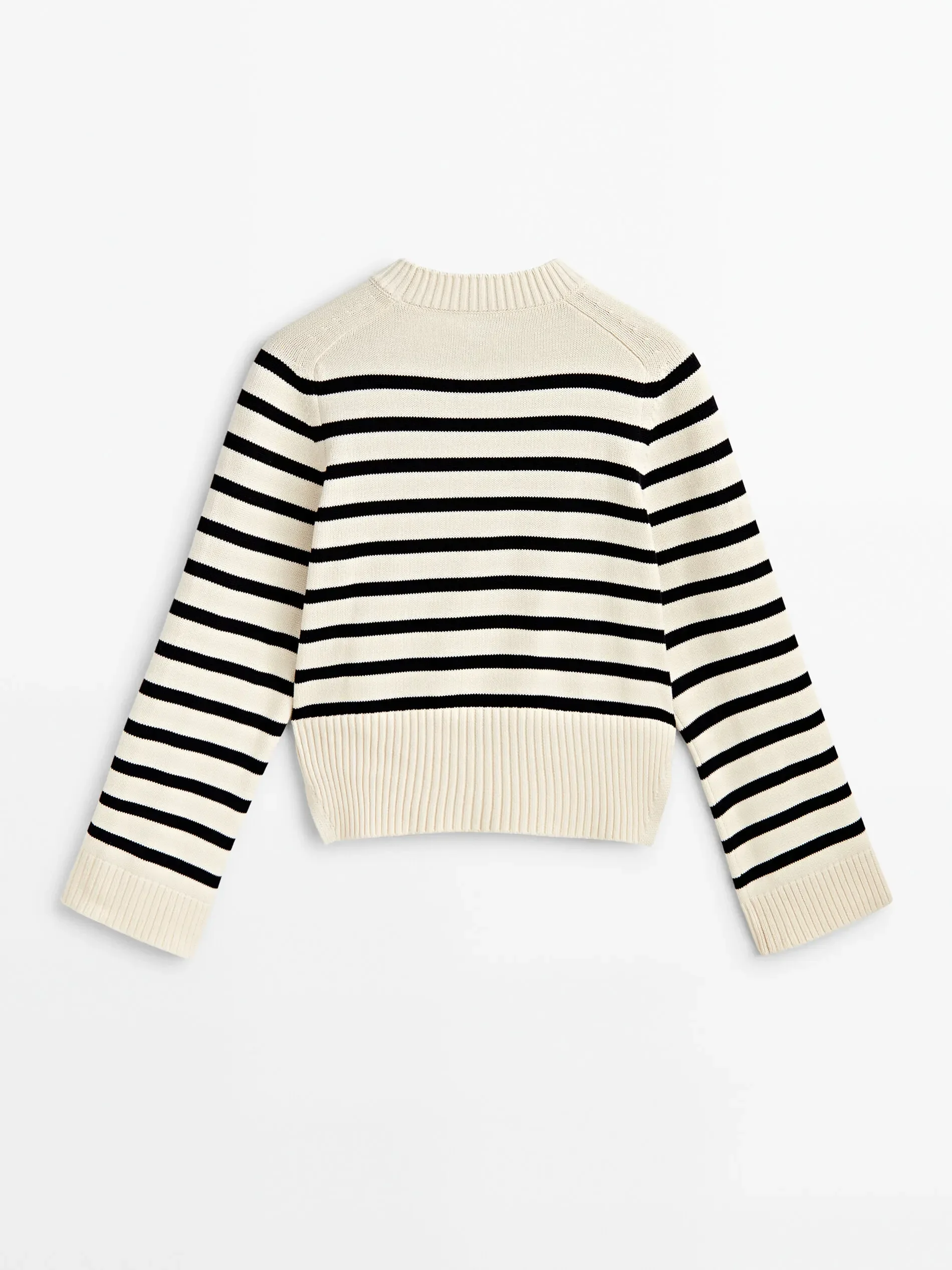 Ethereal MD 2023  autumn new style of Preppy crew-neck French striped sweater