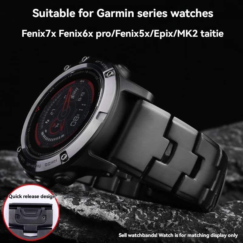 for-garmin-fenix-7x-6x-pro-5x-3hr-mk2-tactix-watch-titanium-quick-release-band-22mm-26mm-military-grade-metal-strap-replacement