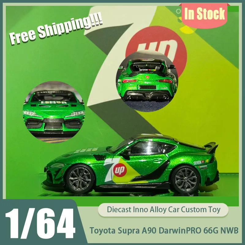 

New In Stock Xcartoys 1:64 Toyota Supra A90 Darwinpro 66g Nwb 7-Eleven Livery Event Limited Edition Jdm Sports Car Collectible
