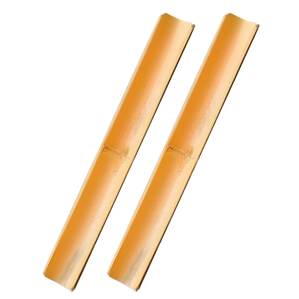 

2Pcs Bamboo Water Fountain Channel Eco Friendly Small Bamboo Tube for Garden Patio Fish Tank Aquarium Outdoor Water Feature