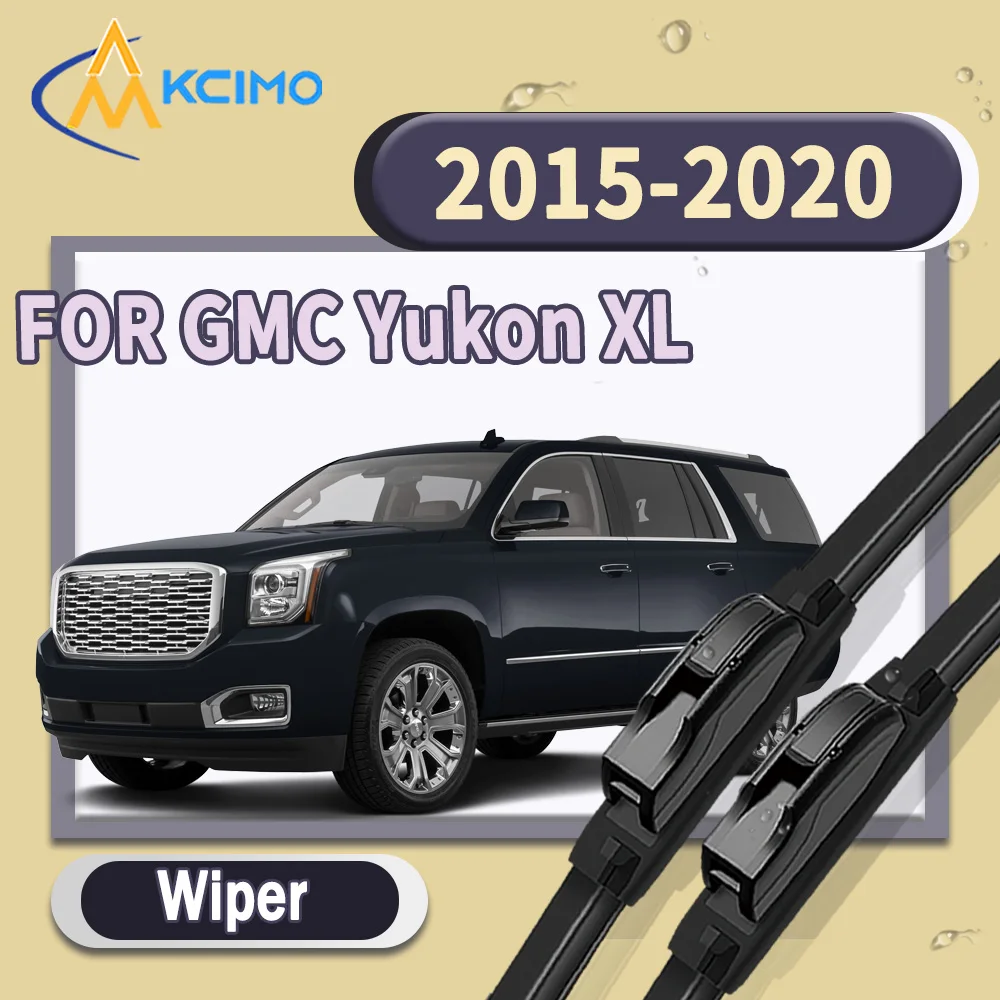 

High Quality Silent 2pcs Windscreen Car Rain Brush Front Windshield Auto Wipers Perfect Fit for GMC Yukon XL 2015-2020