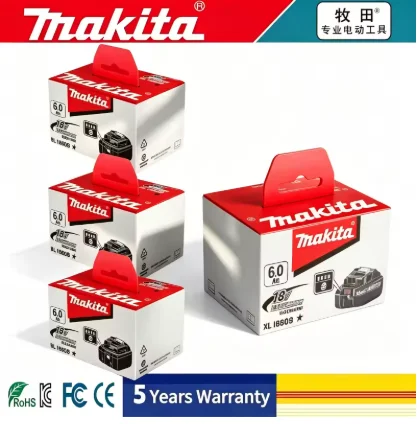 Makita 18V 6Ah Lithium Battery Genuine Replacement for DTW700 DAS180 DHP487 DTD173 DHG181Z Electric Scissors Tool