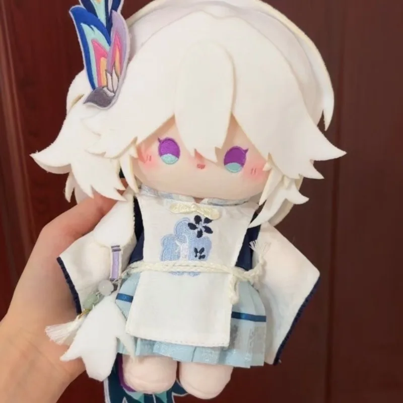 

20cm Game Honkai: Star Rail Yao Guang Kawaii Cosplay Soft Cotton Doll Body With Skeleton Anime Change Suit Toy Figures Fans Gift