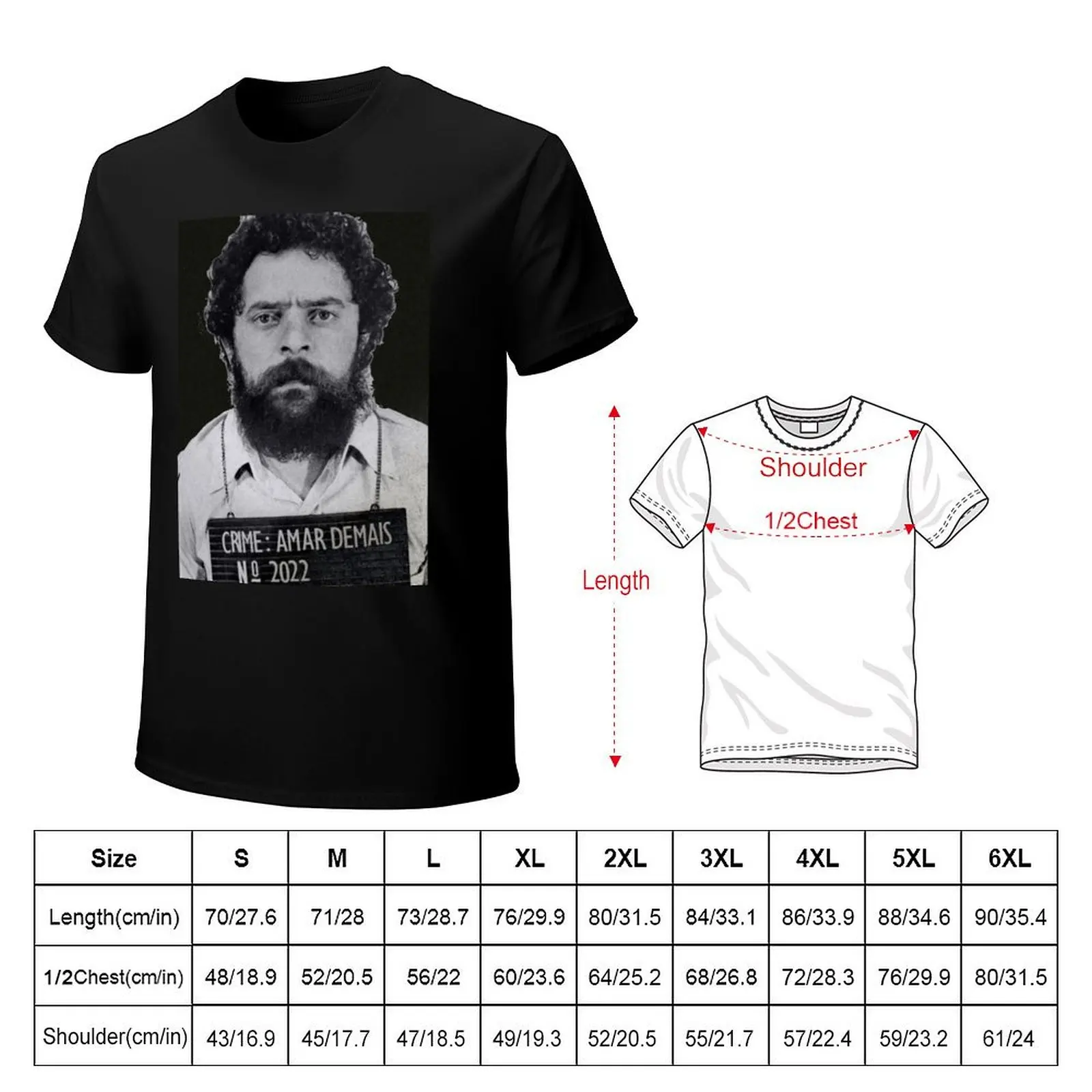 Lula presidente T-Shirt anime tshirt Funny t-shirt baggy shirts mens shirts graphic tee