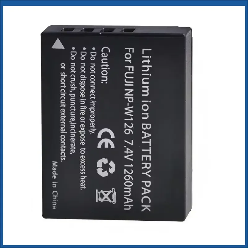 1260mAh NP-W126 NP W126 Lithium Battery Battery for Fuji X-E1 X-E2 X-A1 X-M1 X-T1 XPro1 Rechargeable Battery