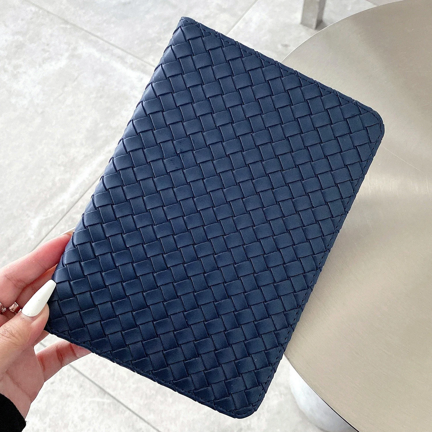 

Braided Texture Leather Stand Case For iPad 6 7 8 9 10 Generation Air 4 5 Pro MINI 10.9 11 inch Cases Shockproof Flip Cover
